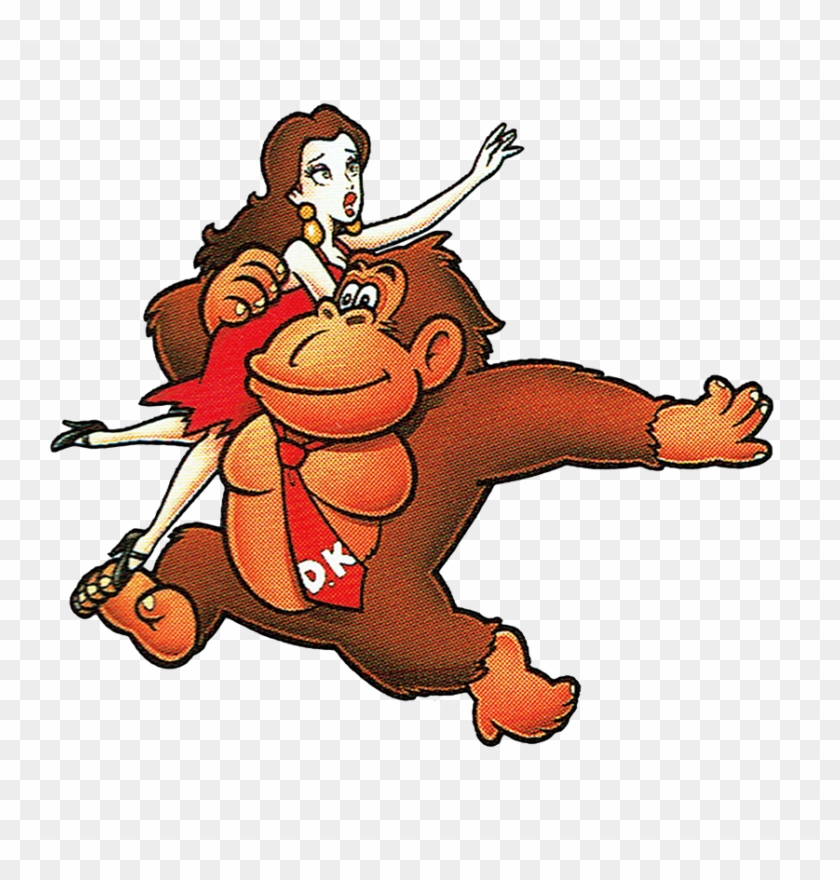 “the First Appearance Of The New “pauline” From Donkey - Donkey Kong Pauline Gameboy #196804