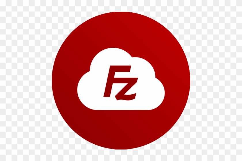 Circle Icon Filezilla By Realafonso - Quotation Marks Vector Png #1185896