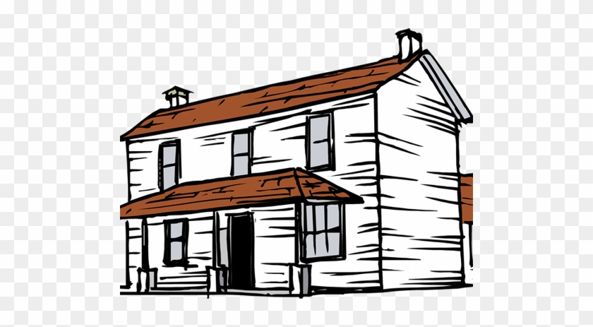 Mission Haunted House - Farm House Clip Art #1186065