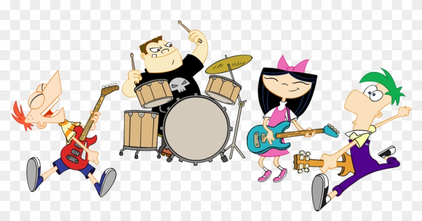 Phineas Amp Ferb Group Clipart - Phineas Y Ferb #1186420