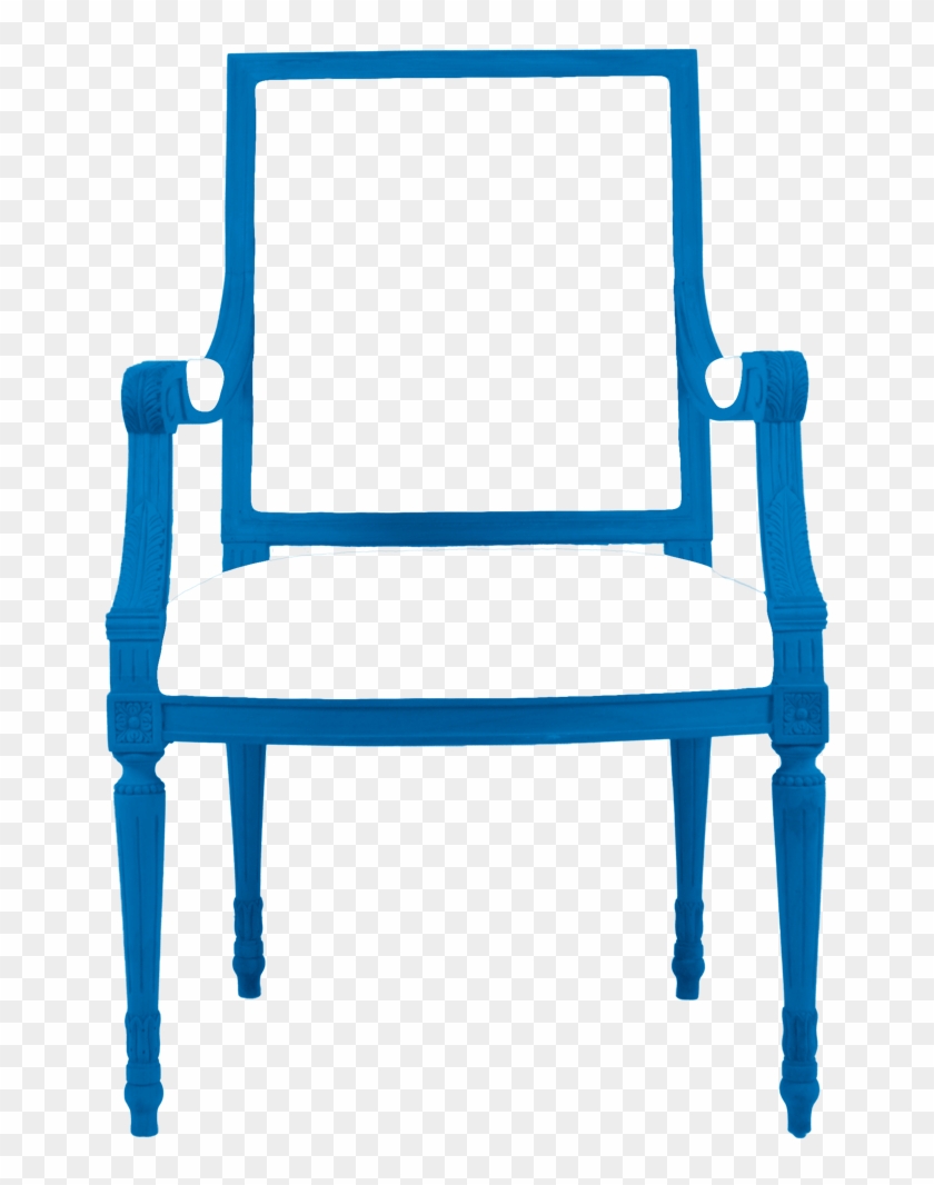 Louis Xvi Carver Blue - Antique #1186908