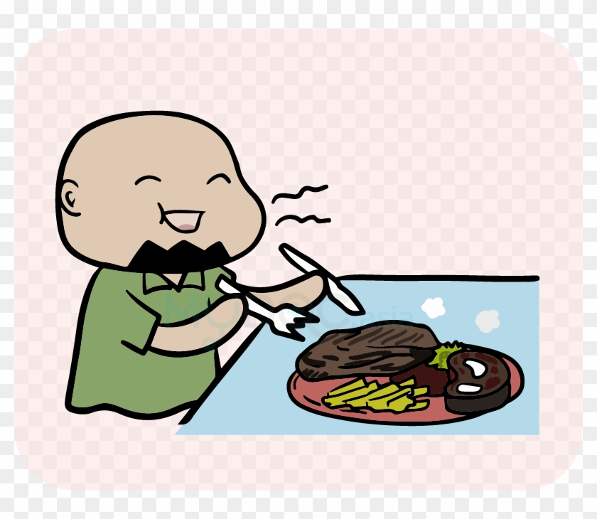 Dollah Eating Lots Of Meat - Meat #1187209