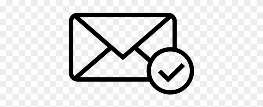 Email Verified Outlined Interface Symbol Of Closed - Mail Error #1187606