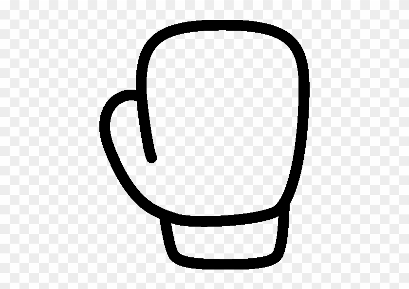 Pixel - White Boxing Glove Icon #1188344