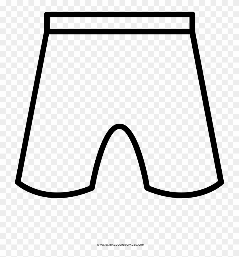 Shorts Coloring Page - Short Para Colorir #1188372
