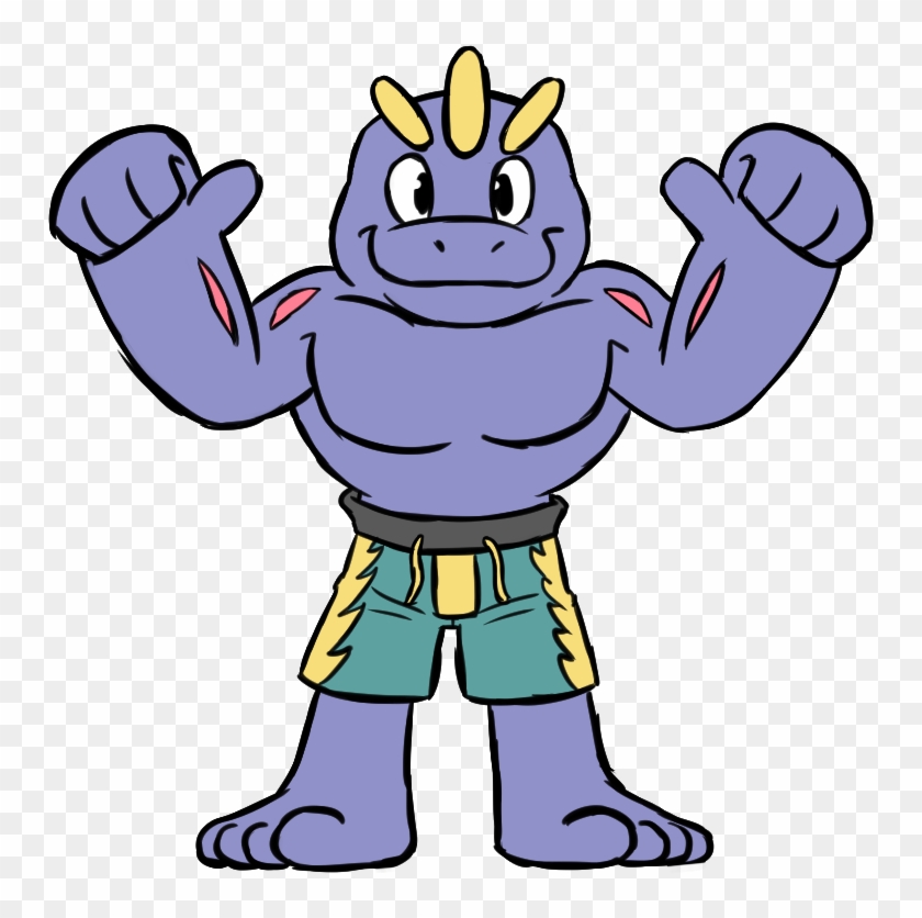 Machoke Trunks By Goronic - Cartoon #1188373