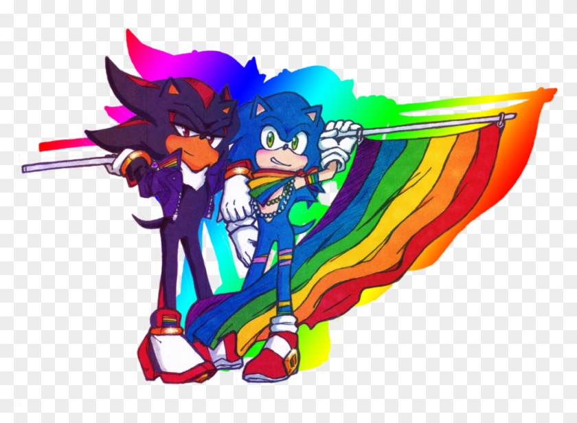 Gay Pride Sonadow - Sonadow Fan Art #1188444