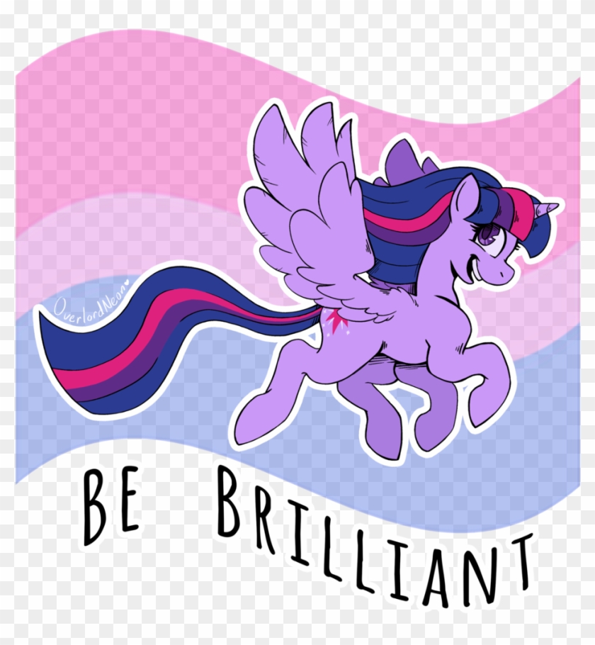 Overlordneon, Bisexual, Bisexual Pride Flag, Female, - Twilight Sparkle Bisexual #1188454