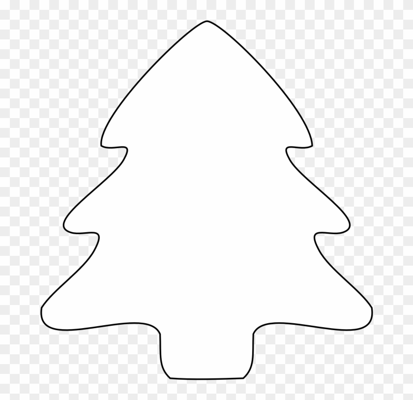 Baby Nursery - Christmas Tree Outline Transparent #1189127
