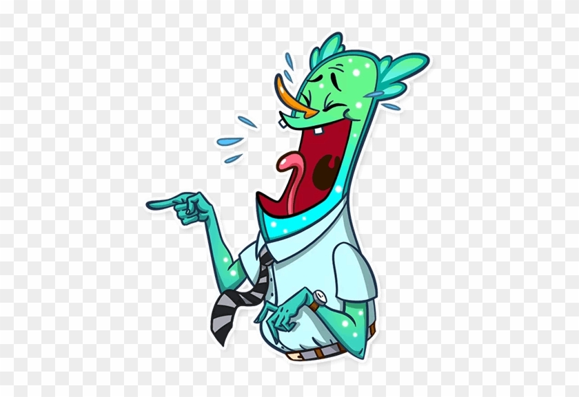 Sticker Telegram Plankton Emoji Clip Art - Cartoon #1189142