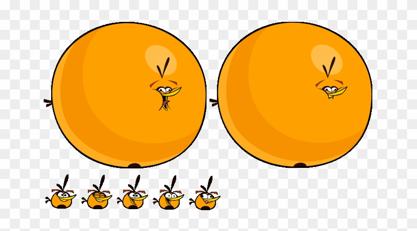 Globe Bird Sprites By Carlosashgalde - Angry Birds Orange Bird Sprites #1190001