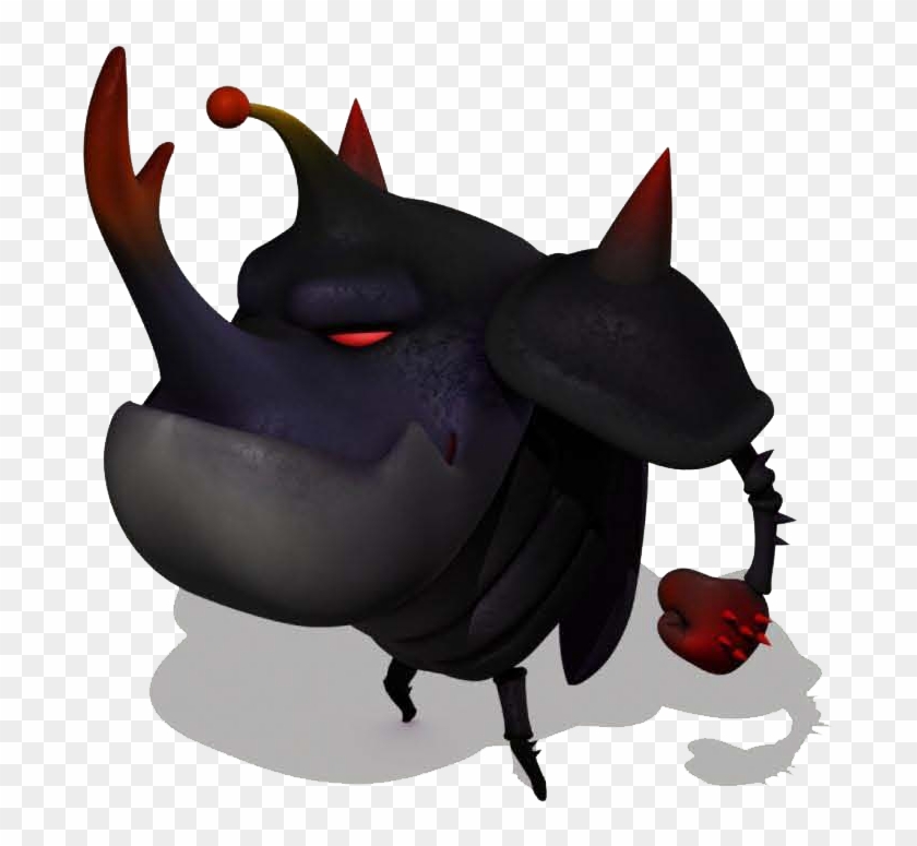 Black - Larva Cartoon Black #1190236