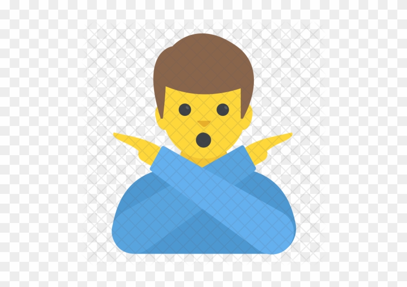 Man Gesturing No Icon - Cartoon #1190459