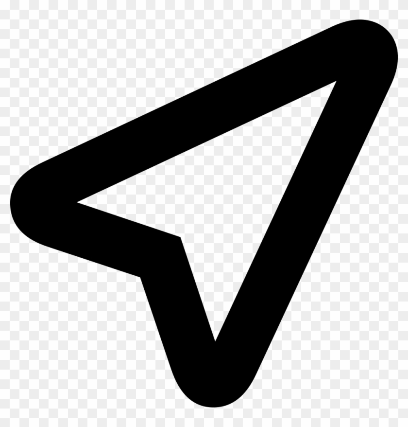 Location Arrow Outline Comments - Navigation Arrow #1191415