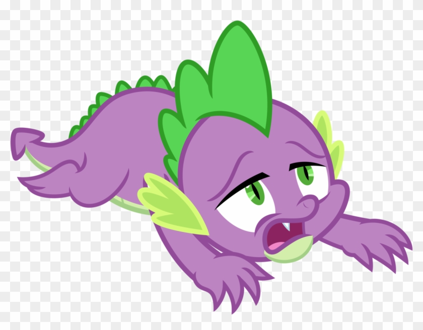 Estories, Dragon, Safe, Simple Background, Solo, Spike, - Cartoon #1191486