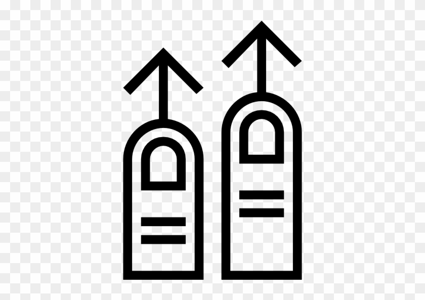Two Fingers Swipe Up Gesture Outlined Symbol Free Icon - Icon #1191590
