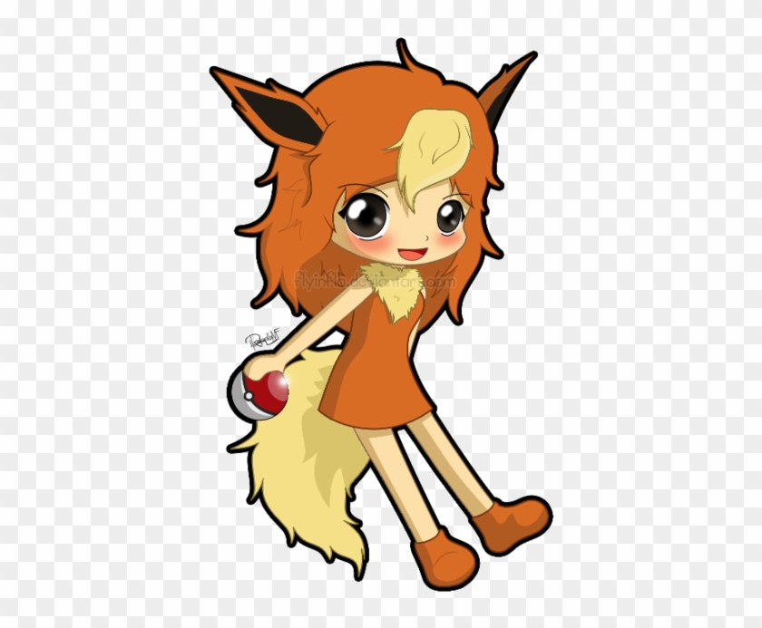 Registered Pokedex Pokemon Go Flareon Images - Cartoon #1191667