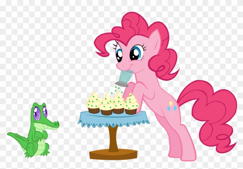 Pinkie Pie Cupcake Vector By Sugarshockpony - Pinkie Pie #1191722