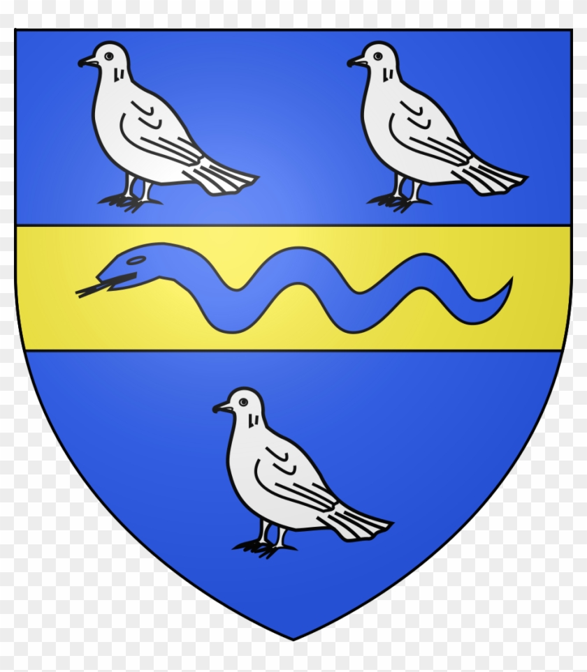 Blason Famille Fr Huvier Du Mée - Poissy #1191989