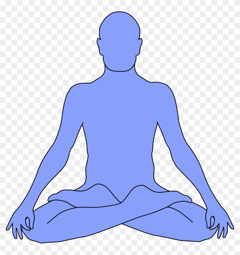 Meditation - Outline Of Person Meditating #1192136