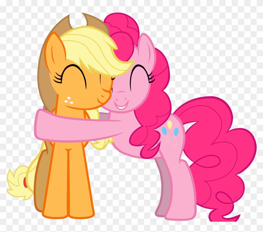 Party Hat Vector - Applejack And Pinkie Pie #1192147