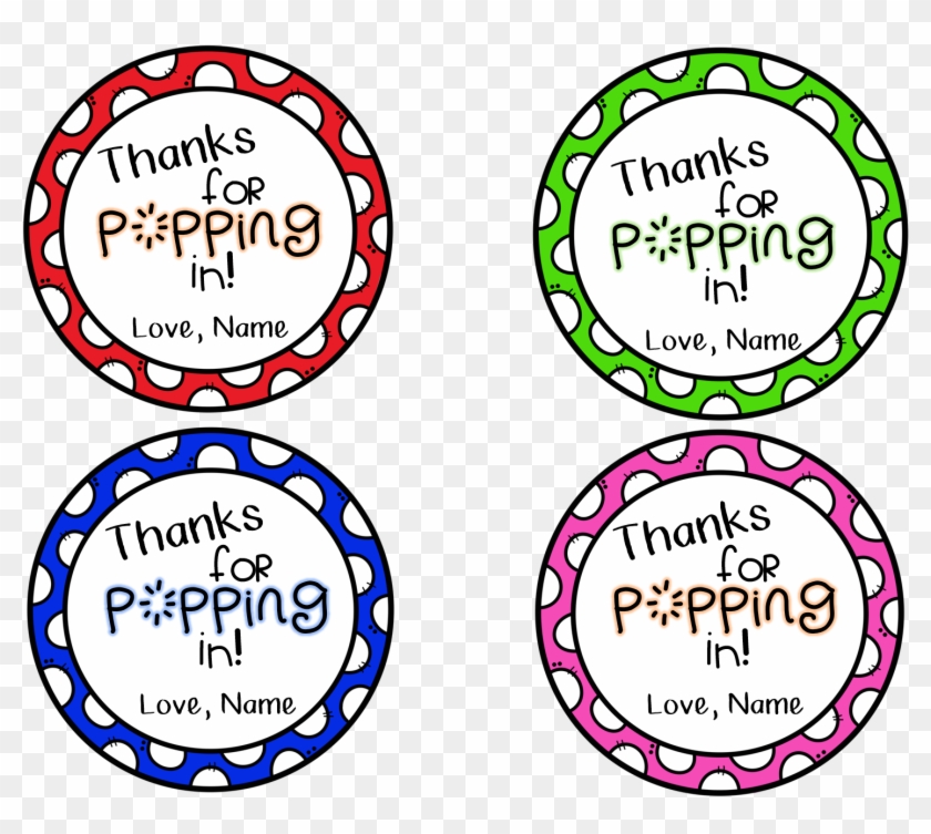 Meet The Teacher Night **editable** Treat Tags - Circle #1192696