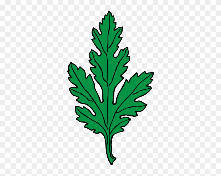 Watercolor Chrysanthemum, Cartoon, Hand Painted, Watercolor - Green Leaf Clip Art #1192980