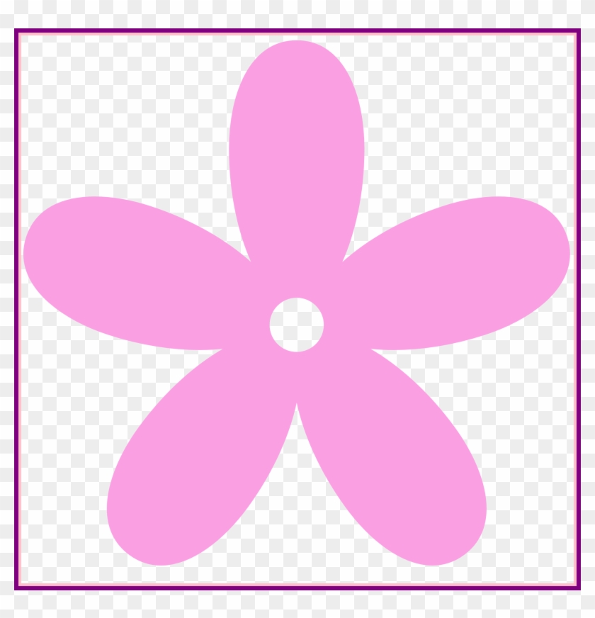 Stunning Lavender Flower Clip Art Retro Color Colour - Purple Flower #1194133