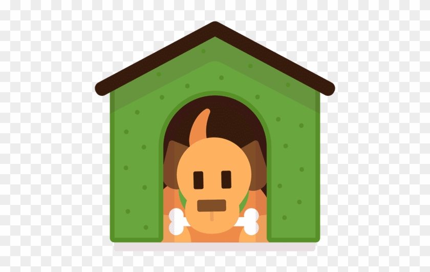 Dog In House Transparent Png - Casita De Perro Caricatura Png #1194664