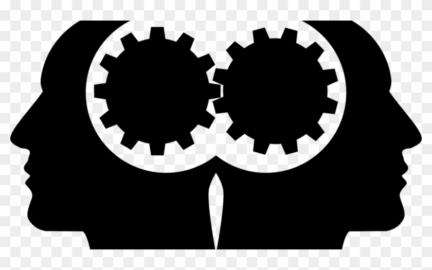 Cognition And The Internet - Silhouette Of Two Heads #1194968
