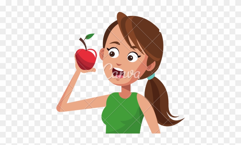 Cartoon Girl Clip Art - Icon #1195007
