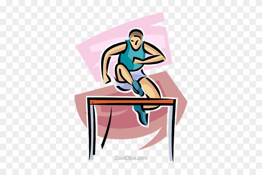 Hurdler Royalty Free Vector Clip Art Illustration Vc063693 - Hurdler Royalty Free Vector Clip Art Illustration Vc063693 #1195239