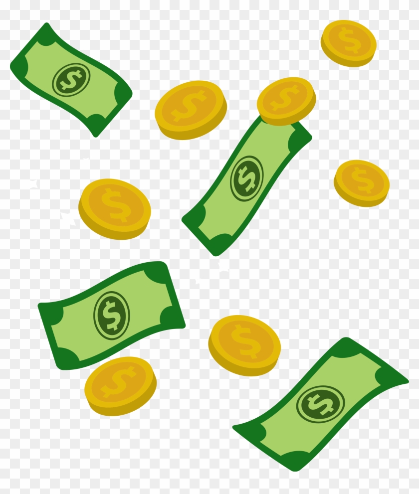 Vector Coin Drop Png Picture - Coins Dropping Png #1195878