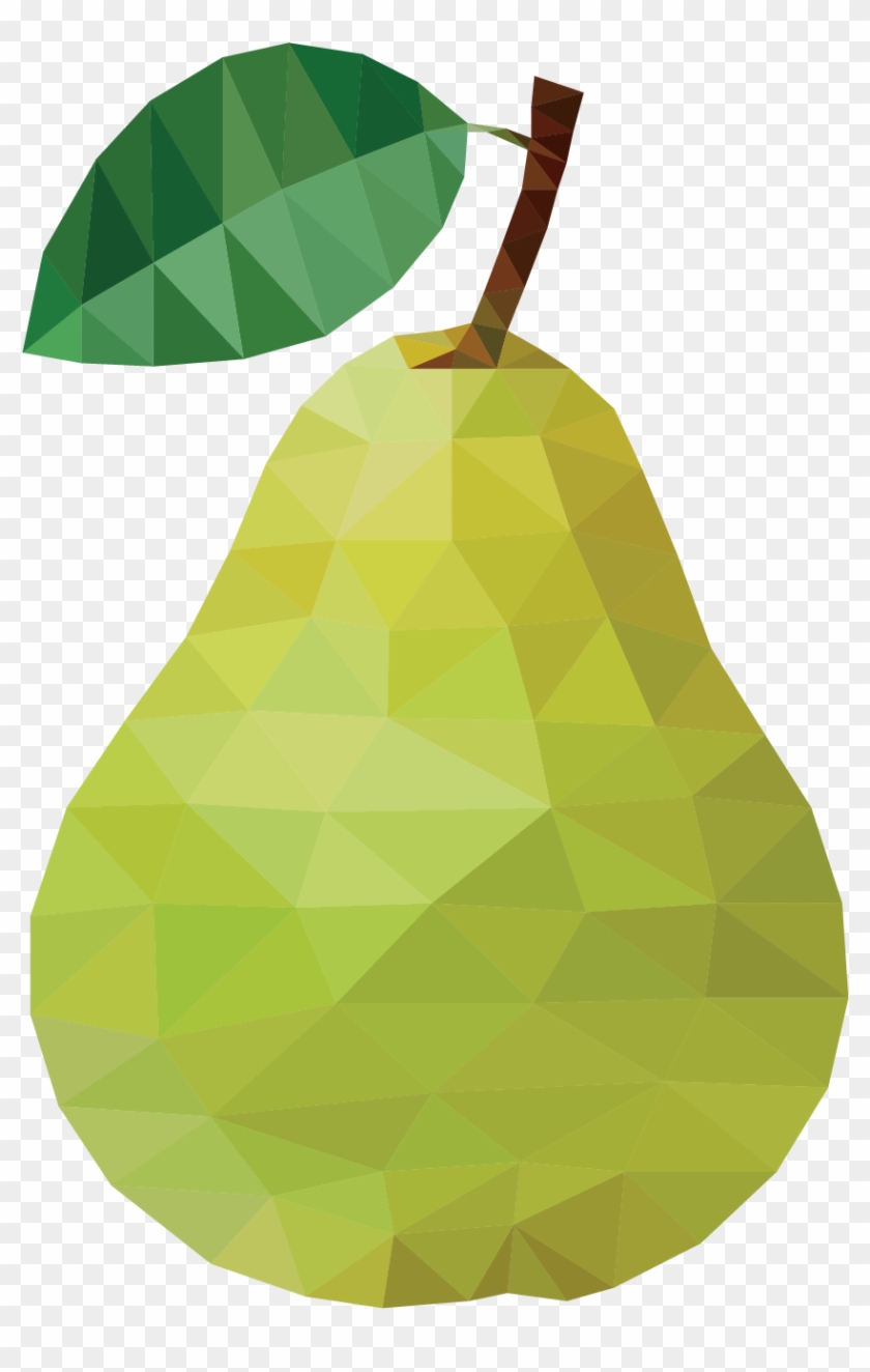 Pear Euclidean Vector Fruit Auglis - Pear Geometric #1195949