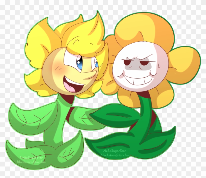 Flowey Meets Dandy By Nekosugarstar - Flowey #1196017