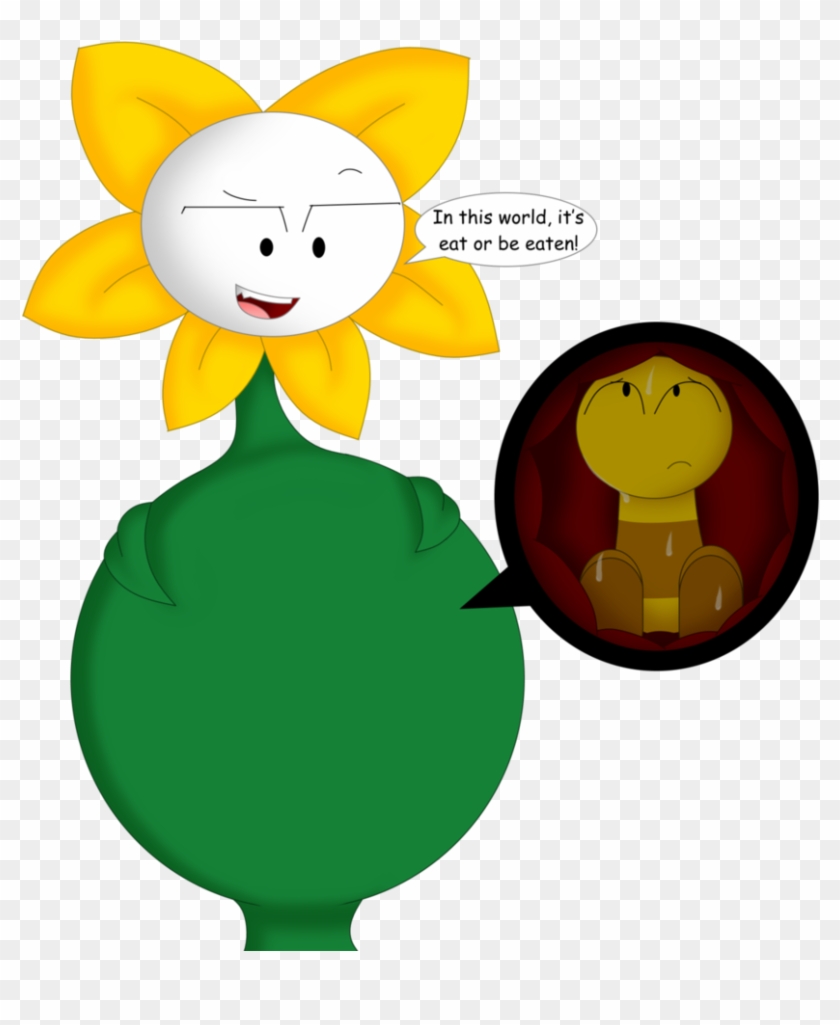 [trade] Flowey Ate Noms By Boysvoregirls - Drawing #1196092