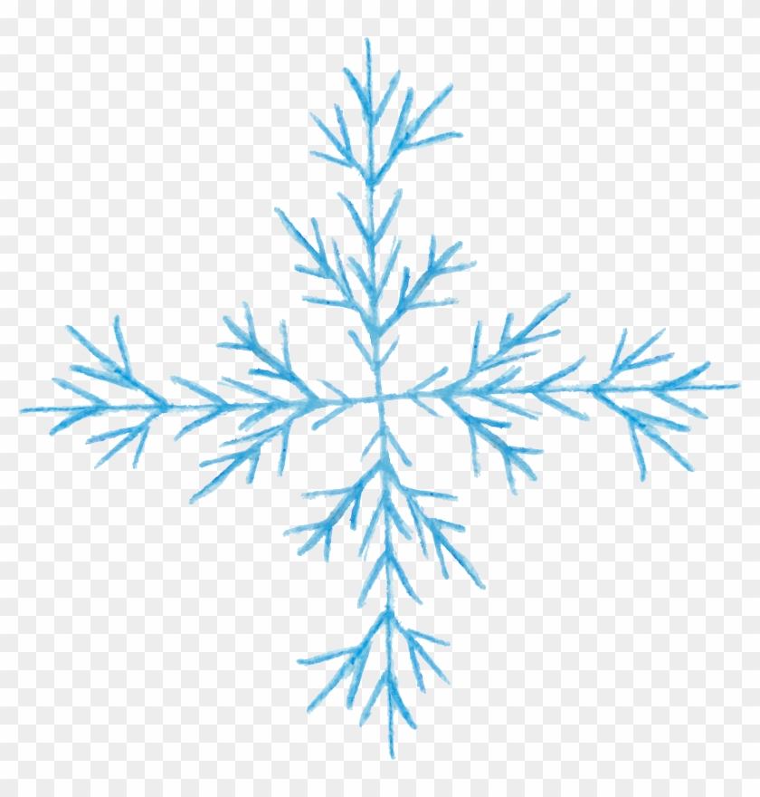 Snowflake Blue Clip Art - Snowflake #1196303