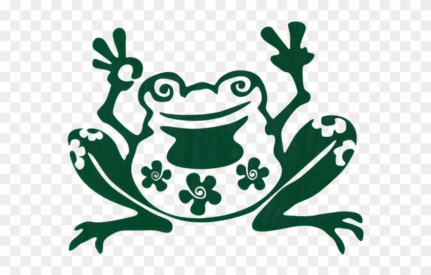Vc008 - Peace Frog - Vinyl Cutout - Frog #1196547