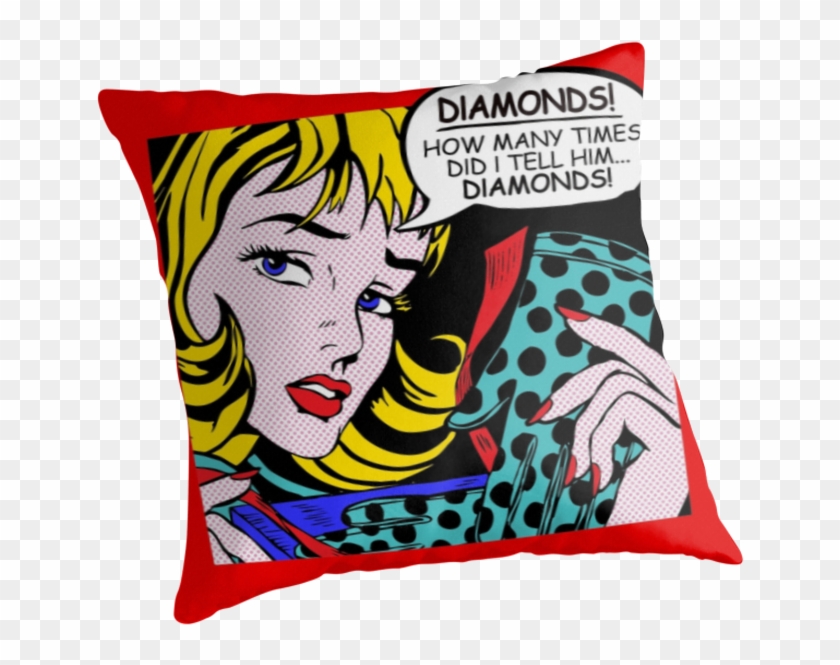 Comics Comic Book Artist Pop Art - Roy Lichtenstein Comic Art - Girl With Gloves Unisex #1196686