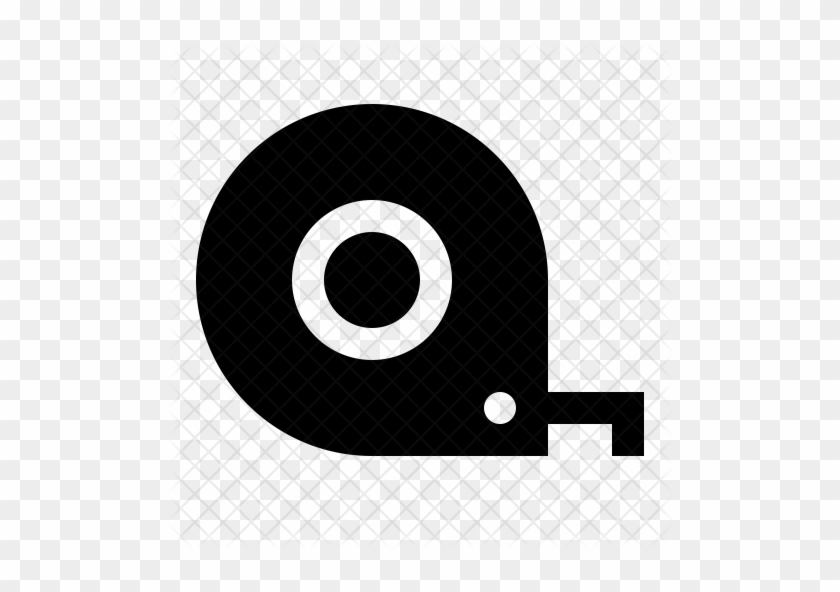 Measure Tape Icon - Circle #1196689