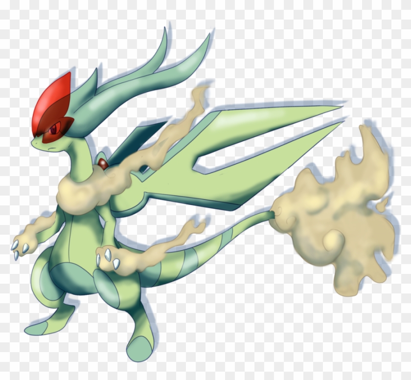 Art By Shintscyther On Deviantart - Dragon Bug Type Pokemon #1196914