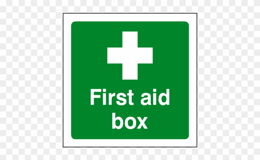 First Aid Box Sticker - First Aid Box Sign #1197121