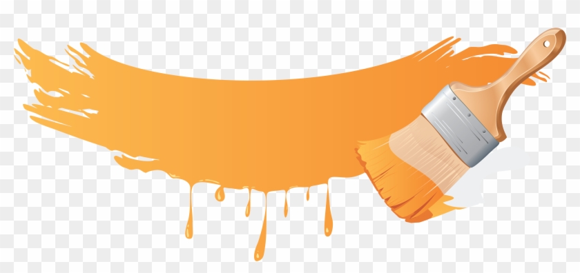 Free Png Orange Paint Brush Png Images Transparent - Paint Brush Png #1197234