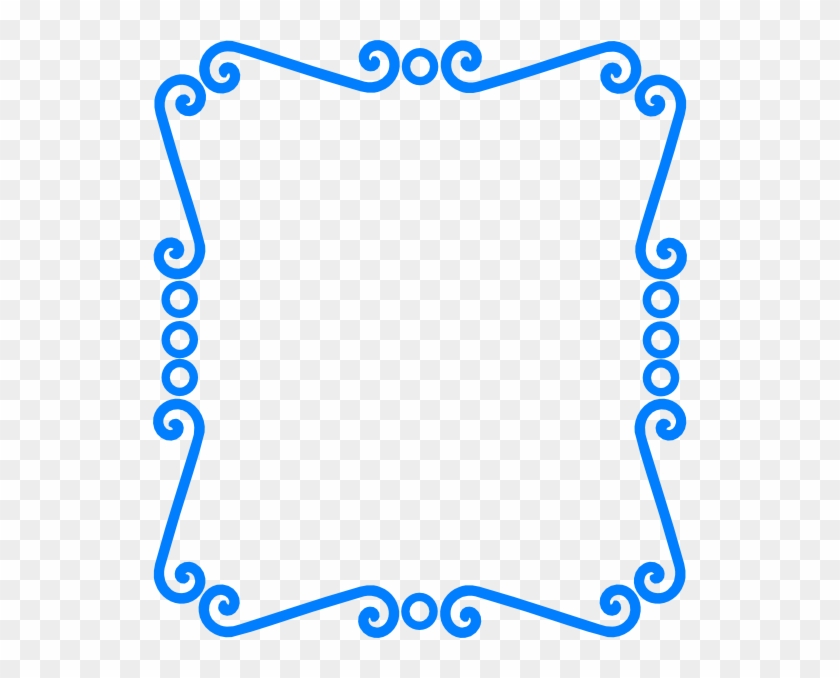 Blue Scroll Border Clip Art - Articles For School Magazines #1197259