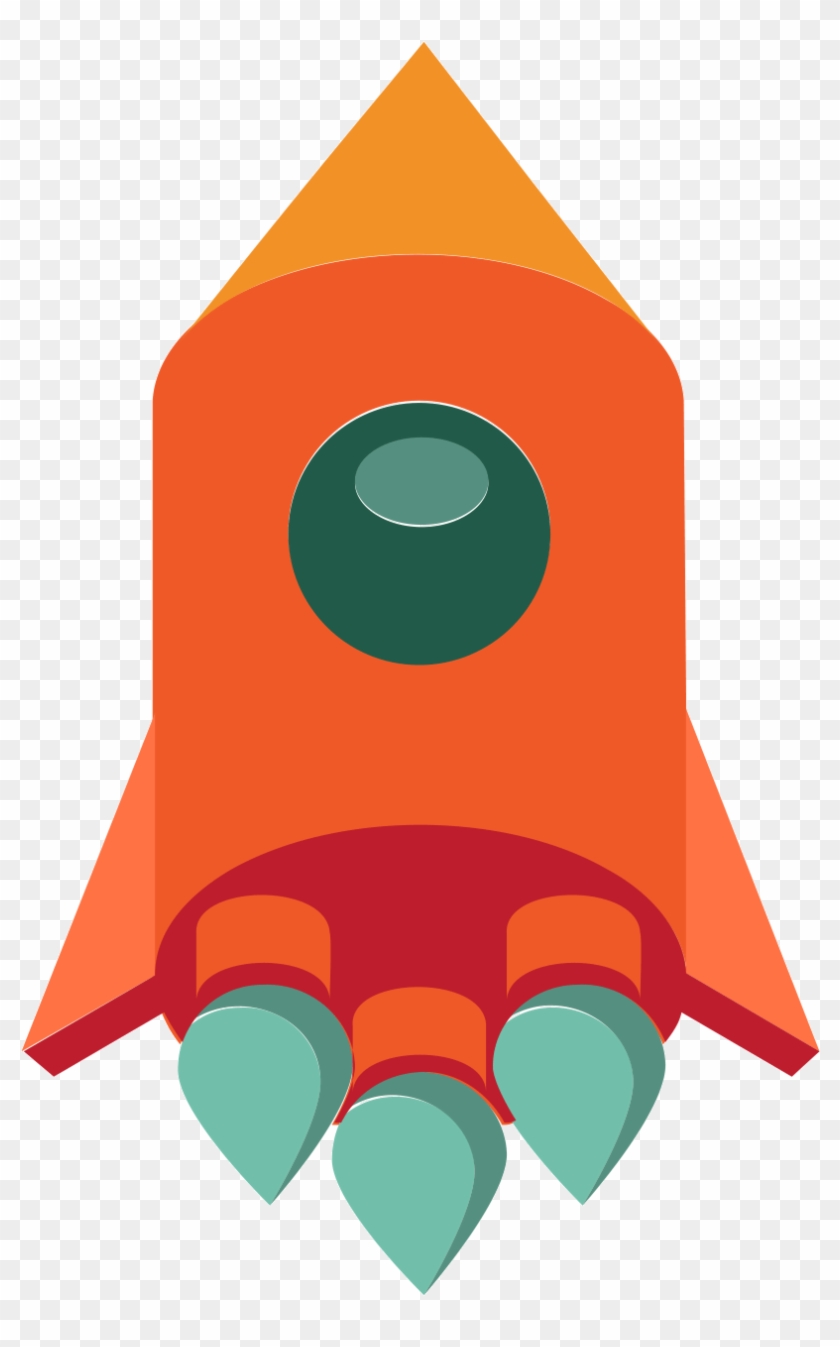 Orange Rocket 1500*1500 Transprent Png Free Download - Vector Graphics #1197386