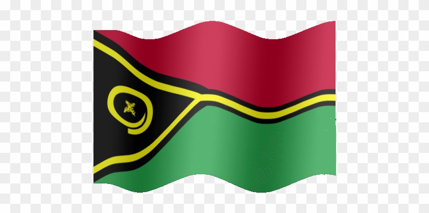 Graafix Animated Flag Of Vanuatu - Vanuatu Flag Transparent #1197663