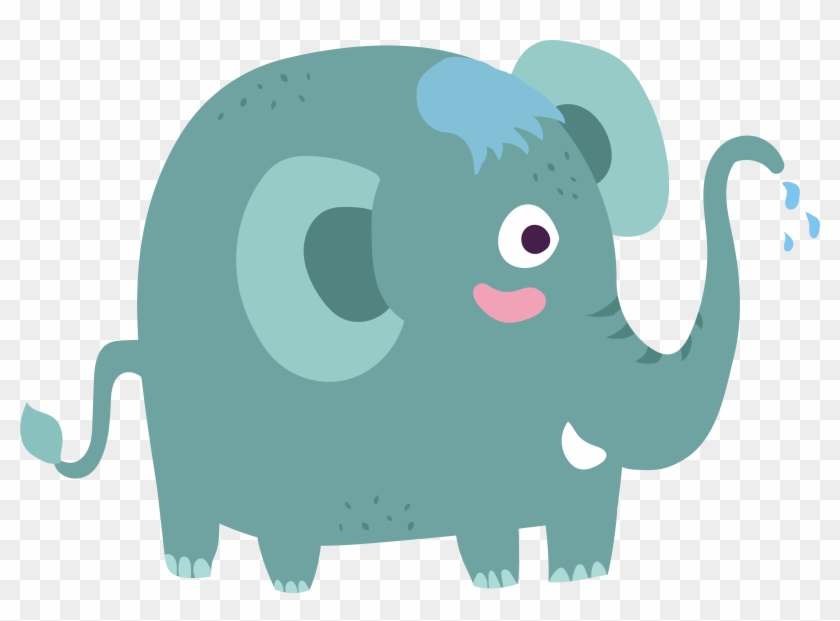Donkey Euclidean Vector - ช้าง พ่น น้ำ Png #1197868