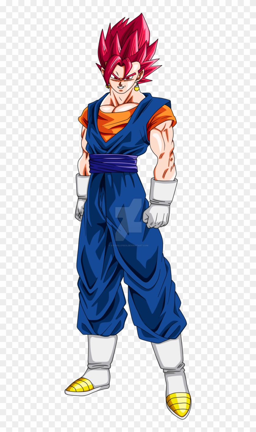 Vegetto Manga Ssj God By Cholo15art - Kefla Vs Vegito #1198361