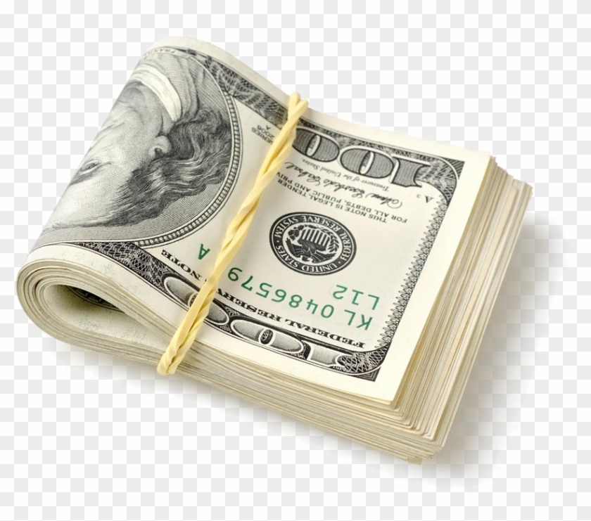 United States Dollar Money Banknote United States One - Money In A Bundle #1198703