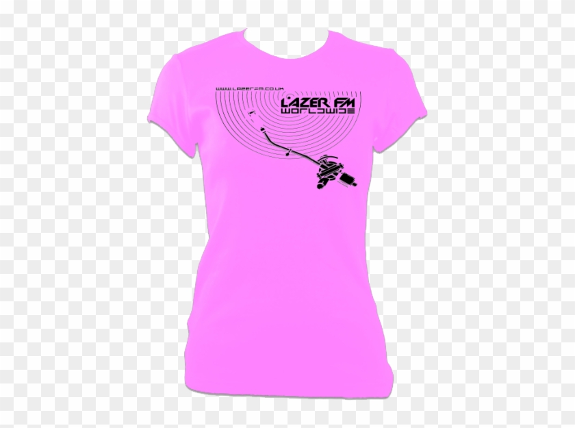 Women Fitted T-shirt - Lazerfm #1199825